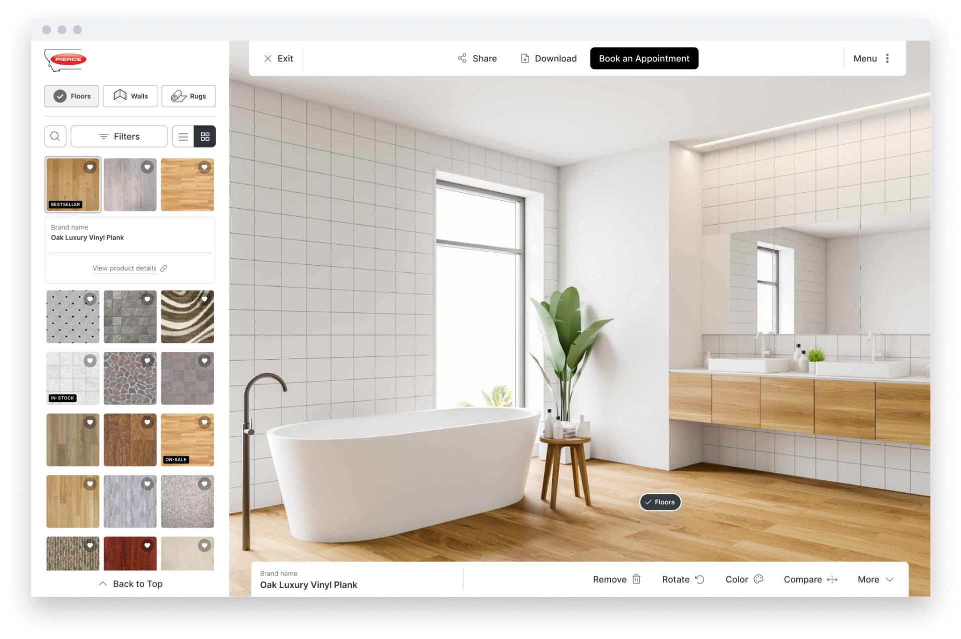 Desktop UI Main With browser bar 1 - Pierce Flooring Wholesale